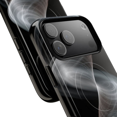Luminous Vortex · Tough 2.0 Magnetic Phone Case for iPhone · Black