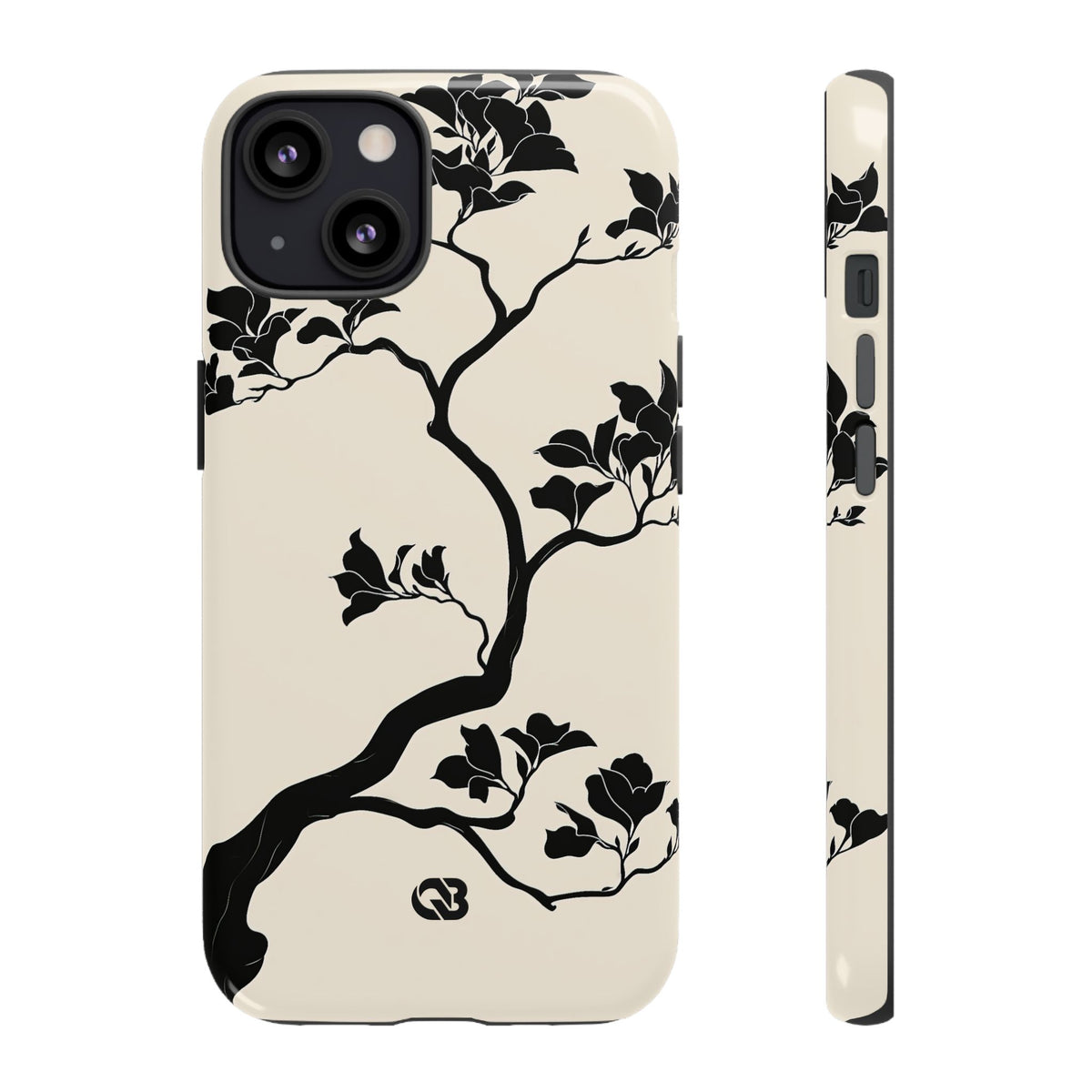 Ebony Magnolia · Tough Phone Case for iPhone · Beige