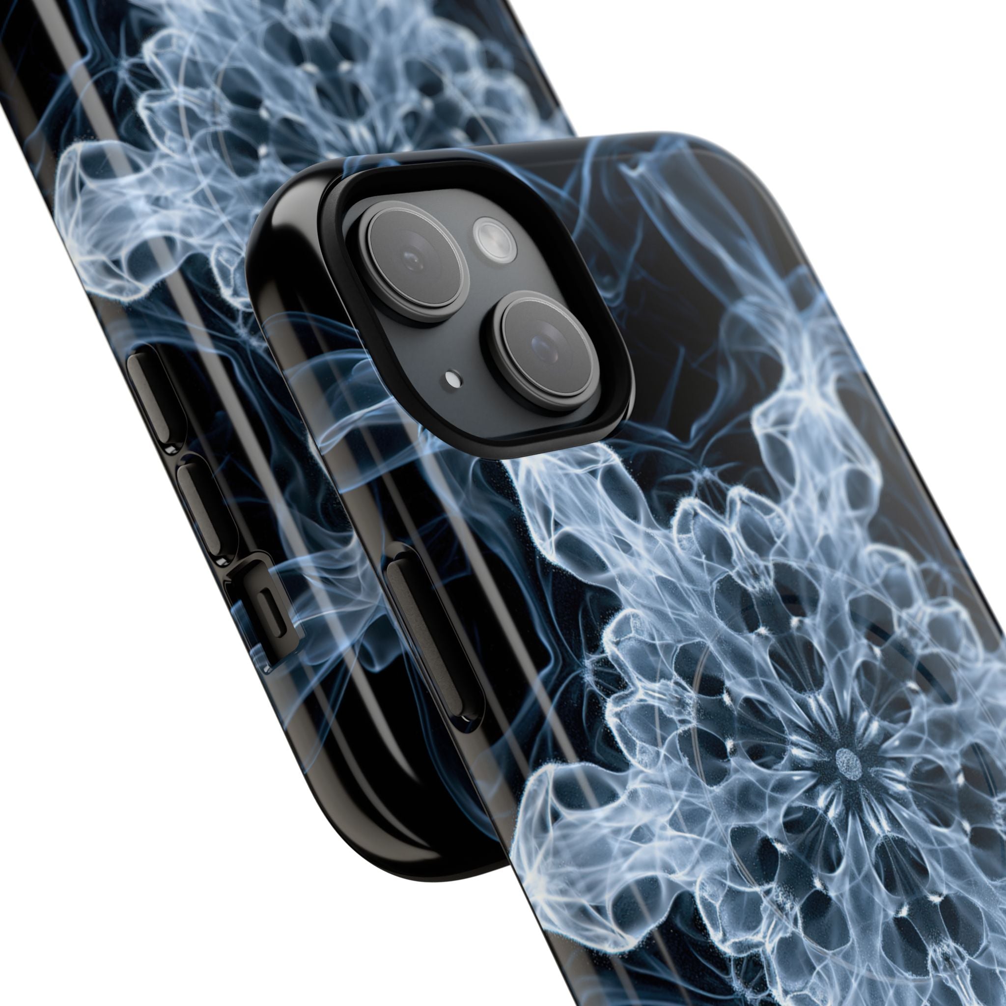 Blue Tough 2.0 Magsafe Phone Case for iPhone - Glacial Smoke Crown