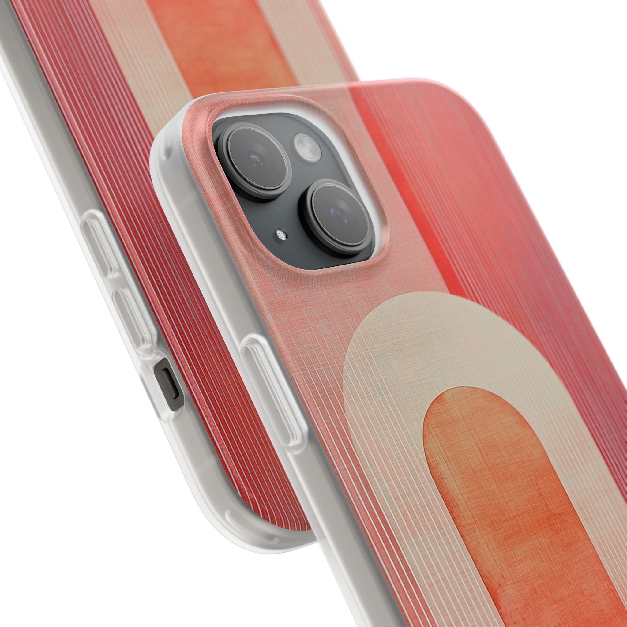 Crimson Arches iPhone 15 Plus Case - Soft