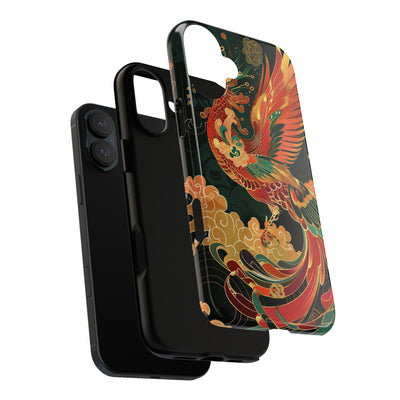 Imperial Phoenix Ascent · Tough Phone Case for iPhone · Red