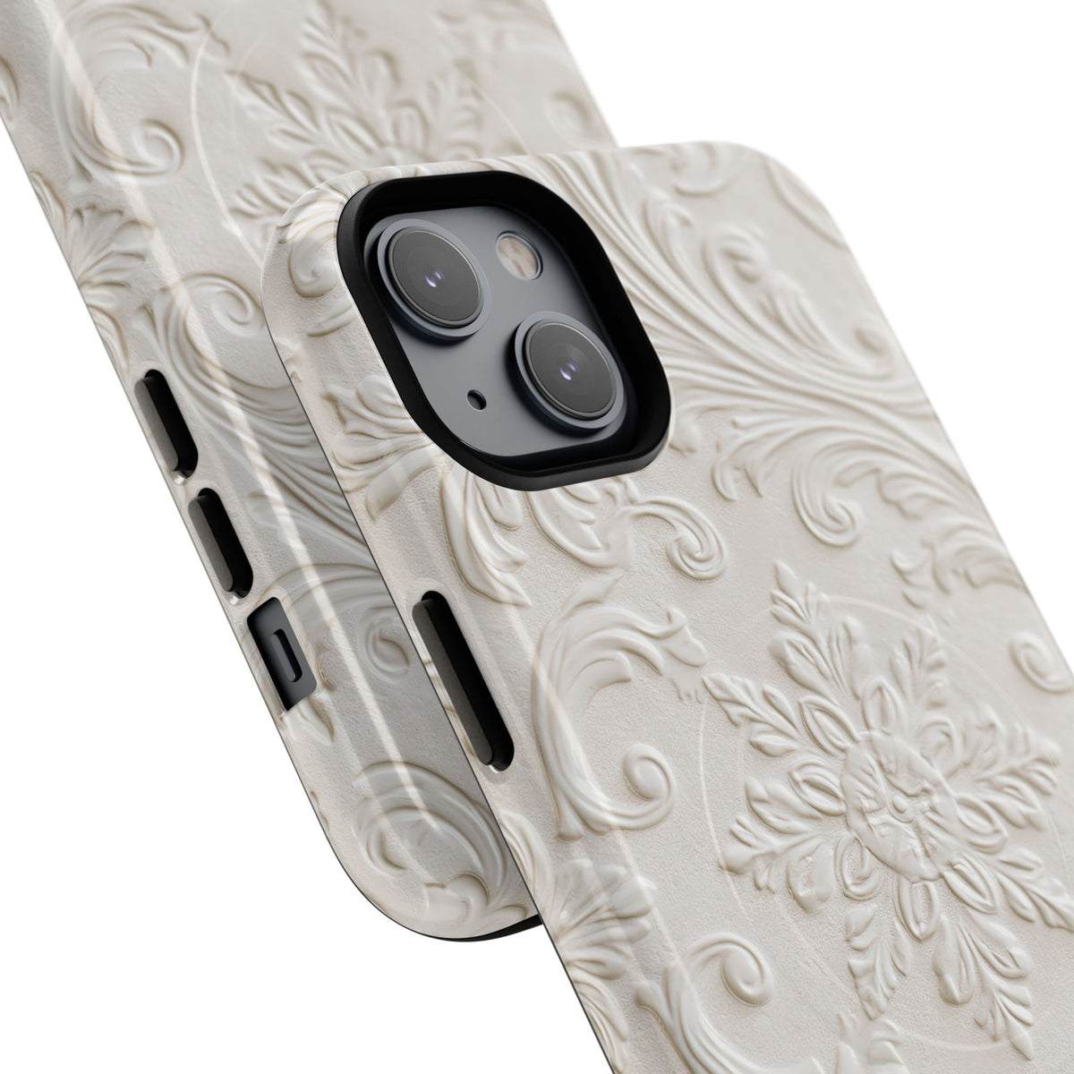 Sculpted Acanthus Relief · Tough 2.0 Magnetic Phone Case for iPhone · White