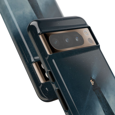 Nordic Coastal Beacon · Tough Phone Case for Pixel ·  Blue