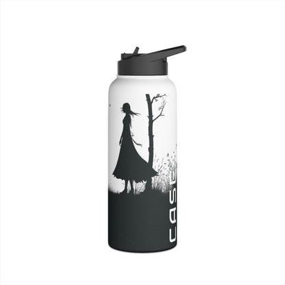 Cliff Silhouette - Stainless Steel Water Bottle
