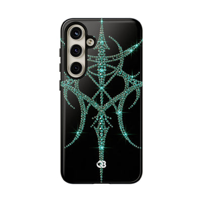 Teal Cyber Sigil · Tough Phone Case for Samsung · Teal