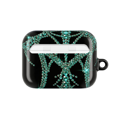 Teal Cyber Sigil · Hard Case for AirPods & AirPods Pro · Teal