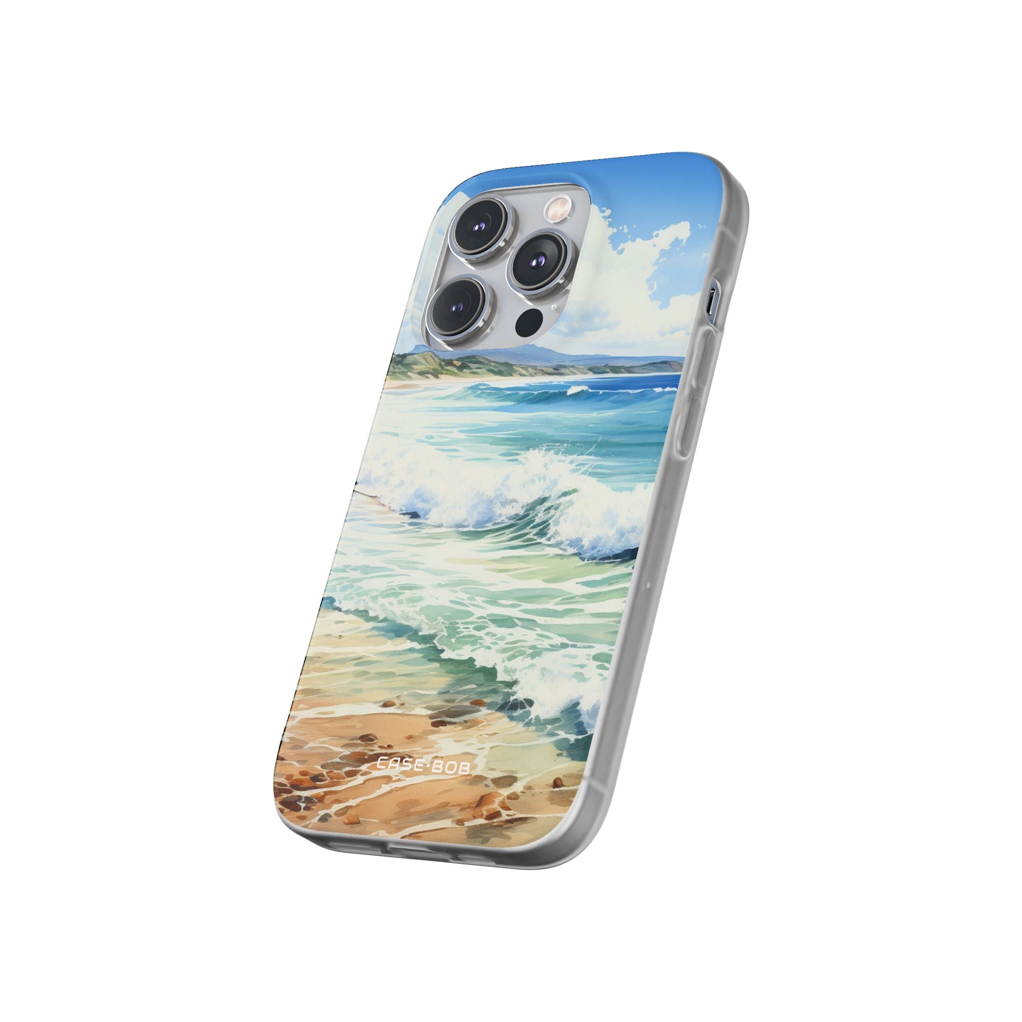 Foamy Wave Breeze iPhone 14 Pro Case - Soft