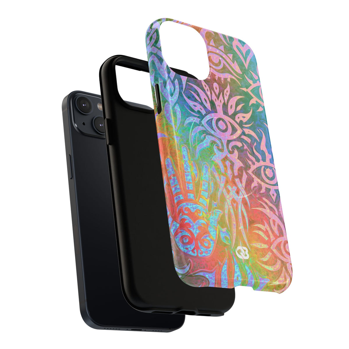 Chromatic Mystic Sigil · Tough 2.0 Magnetic Phone Case for iPhone · Blue