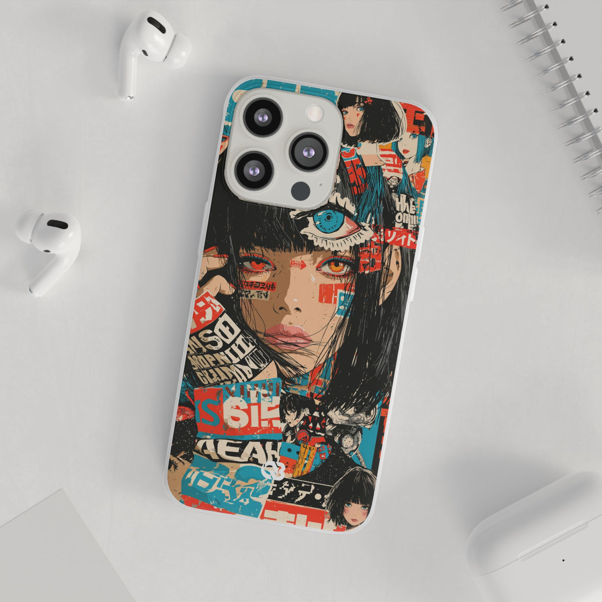 Shibuya Street Collage · Lite Phone Case for iPhone ·  Red