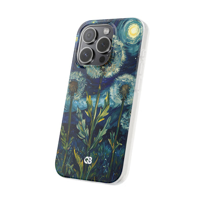 Starry Dandelion Swirl · Soft Phone Case for iPhone