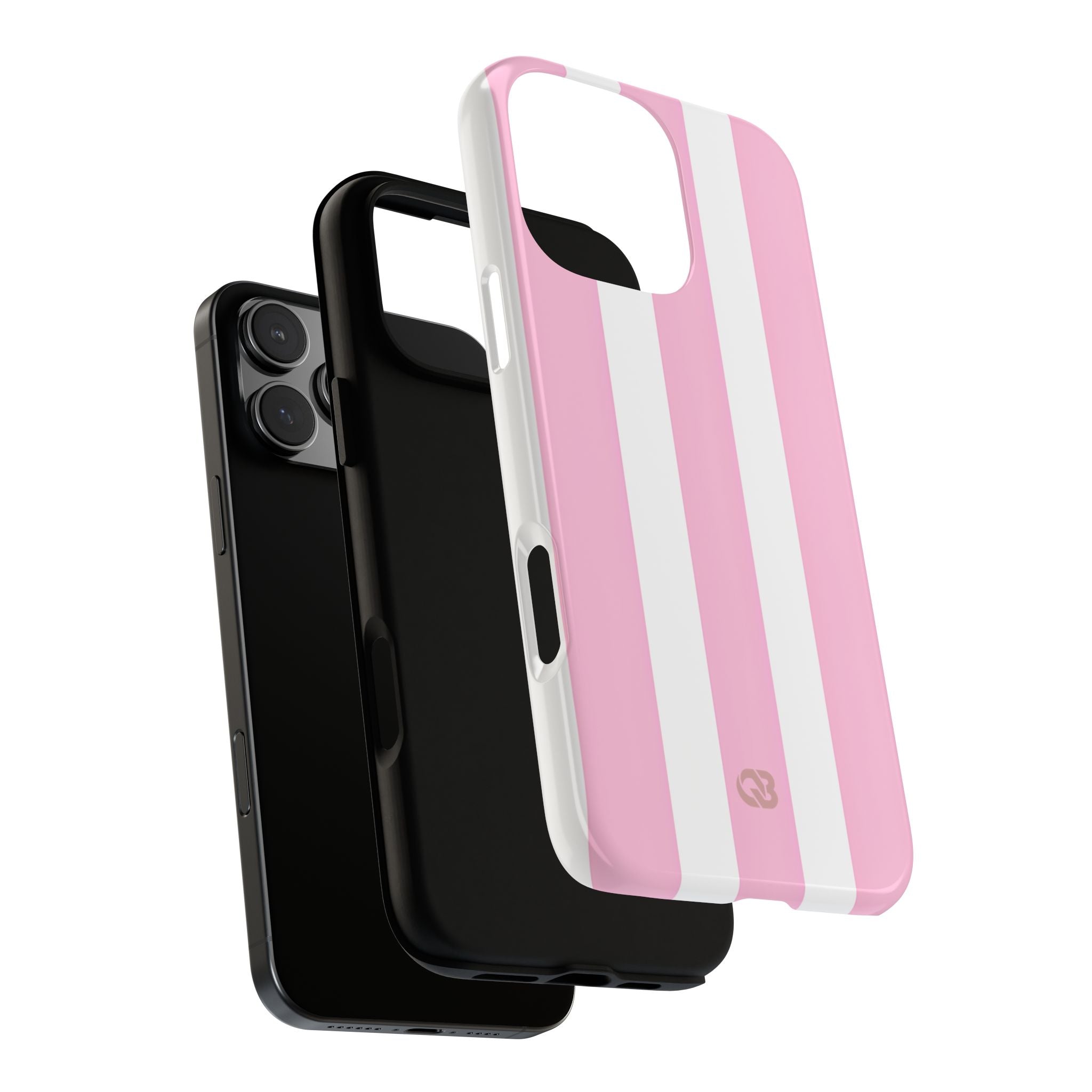 Soft Pink Stripe · Tough Coque de téléphone pour iPhone