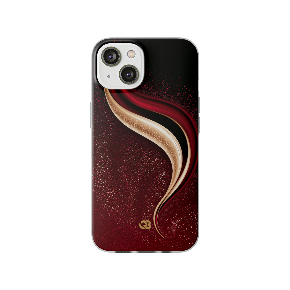 Gilded Crimson Flow · Lite Phone Case for iPhone ·  Red