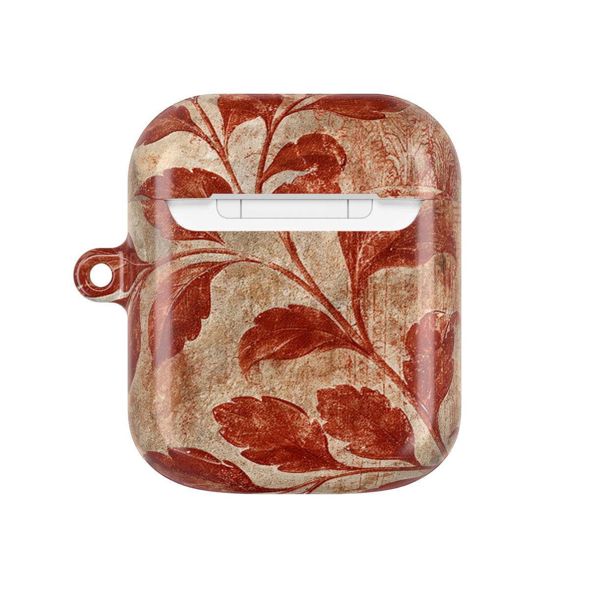 Terracotta Botanical Fresco · Hard Case for AirPods & AirPods Pro · Red