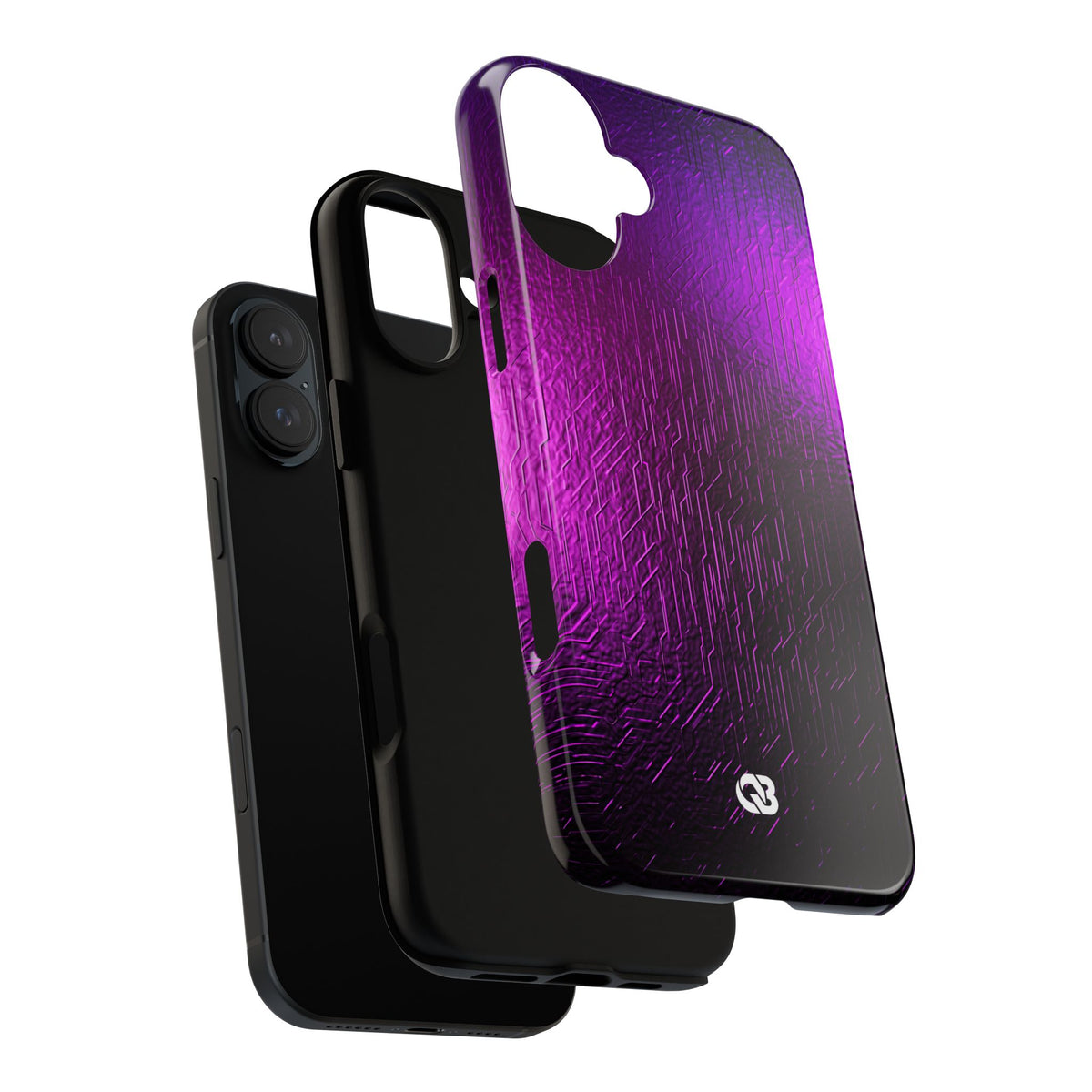 Violet Cyber Circuit · Tough Phone Case for iPhone · Purple