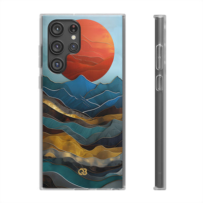 Molten Sun Peaks · Soft Handyhülle für Samsung