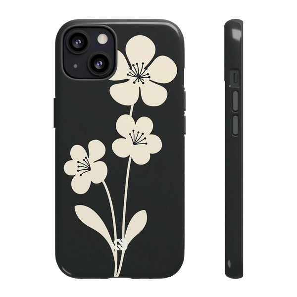 Nordic Blossom · Tough Phone Case for iPhone · Black
