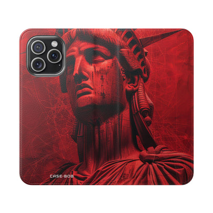 Liberty Crimson - iPhone 15 Pro Max Case - Wallet