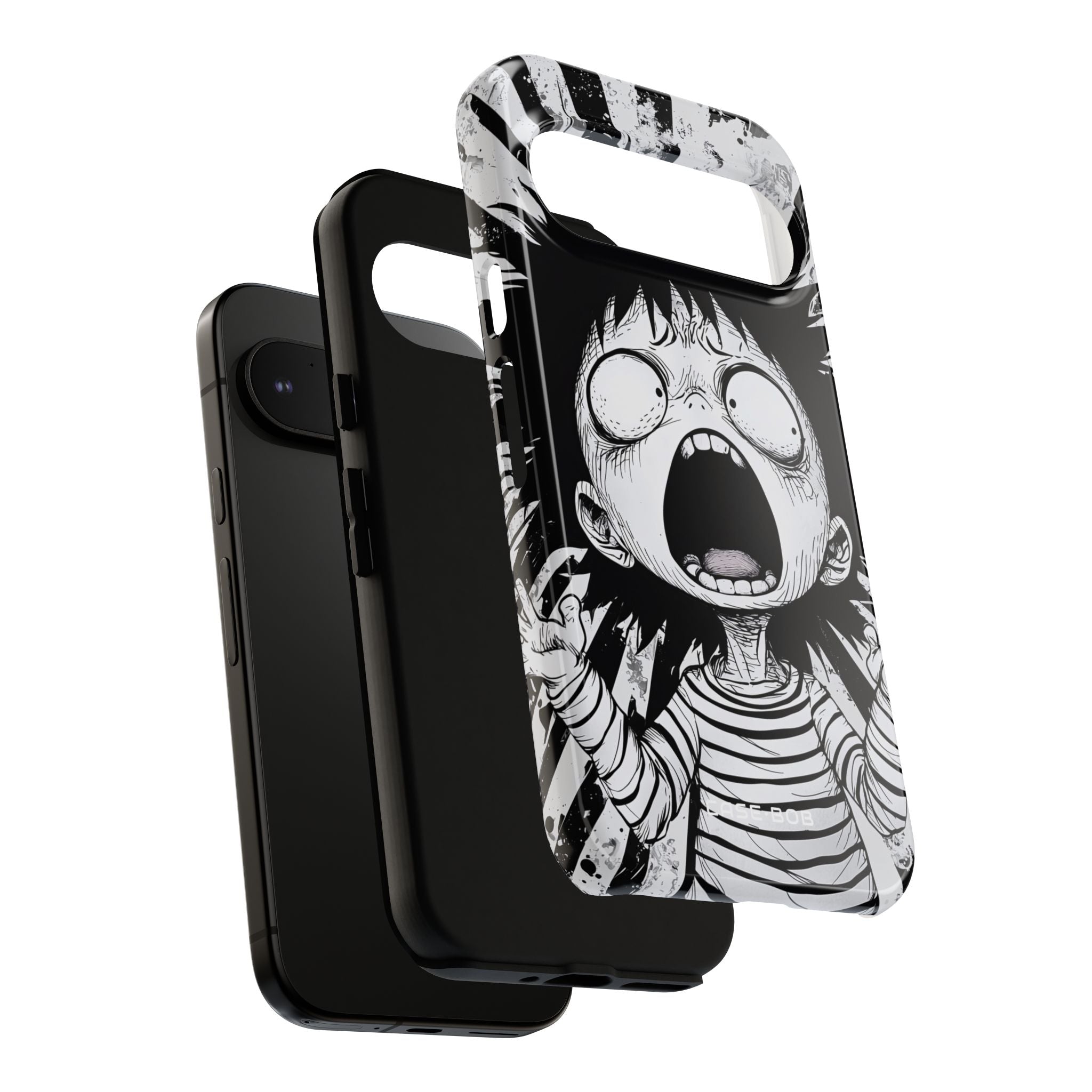 Screaming Stripes Google Pixel 9 Pro Case - Tough
