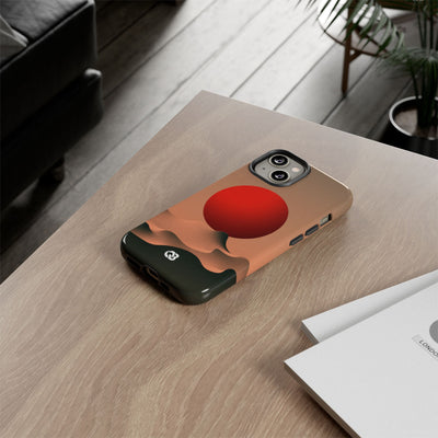 Crimson Sol Ridge · Tough Phone Case for iPhone · Red