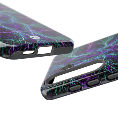 Electric Plasma Arbor · Tough Phone Case for Samsung · Purple