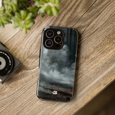 Shadowed Pine Mist · Tough Phone Case for iPhone · Black