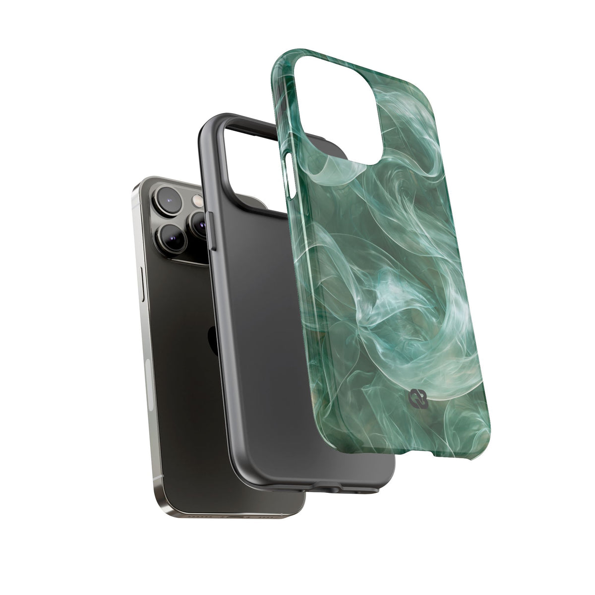 Translucent Aqua Flow · Tough Phone Case for iPhone · Teal