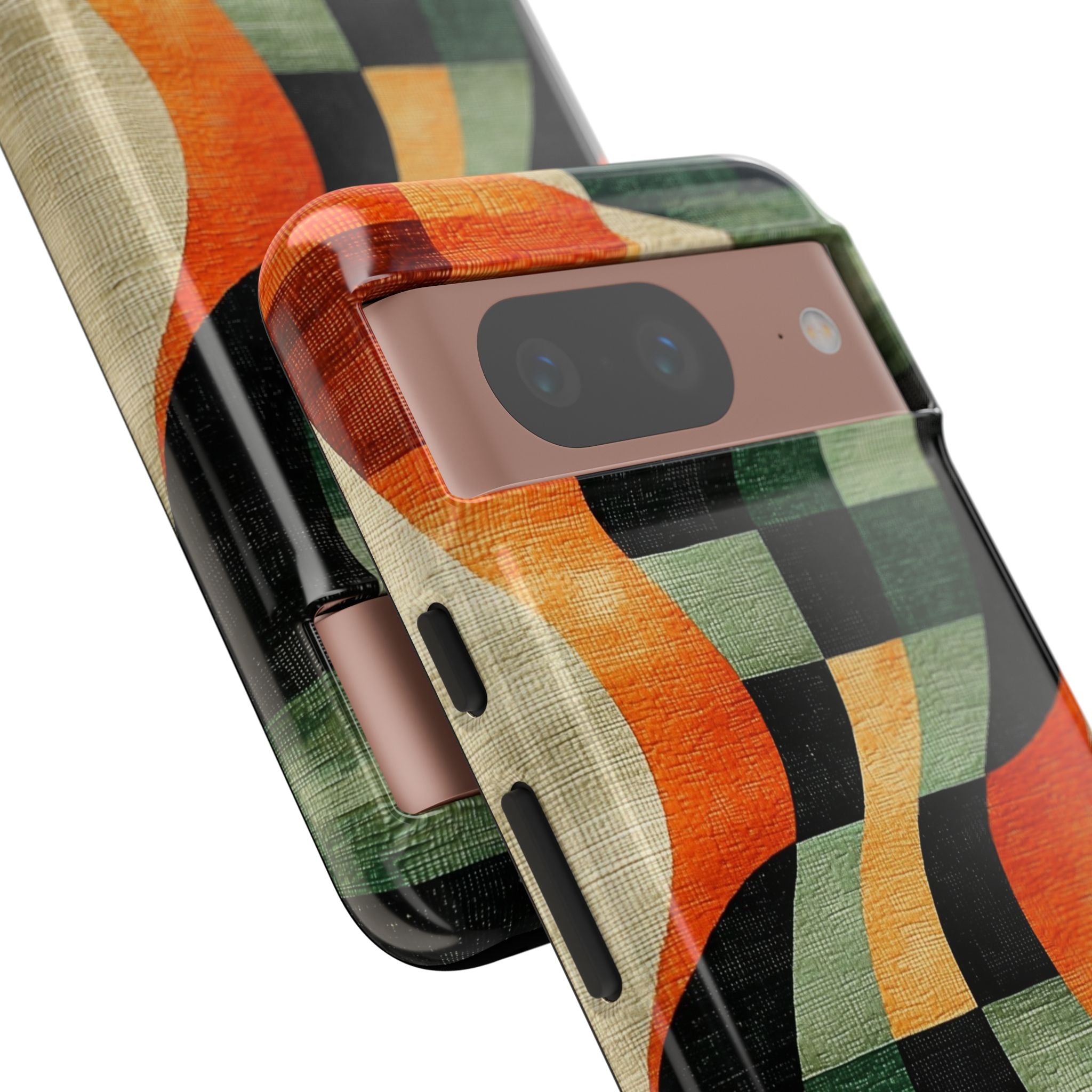 Burnt Orange Curve · Tough Phone Case for Google Pixel