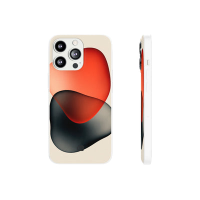 Translucent Crimson Form · Lite Phone Case for iPhone ·  Red
