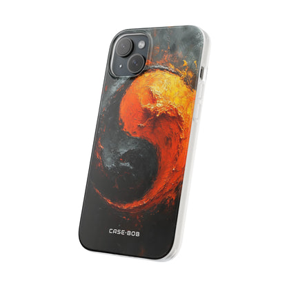 Molten Yin-Yang iPhone 15 Plus Case - Soft