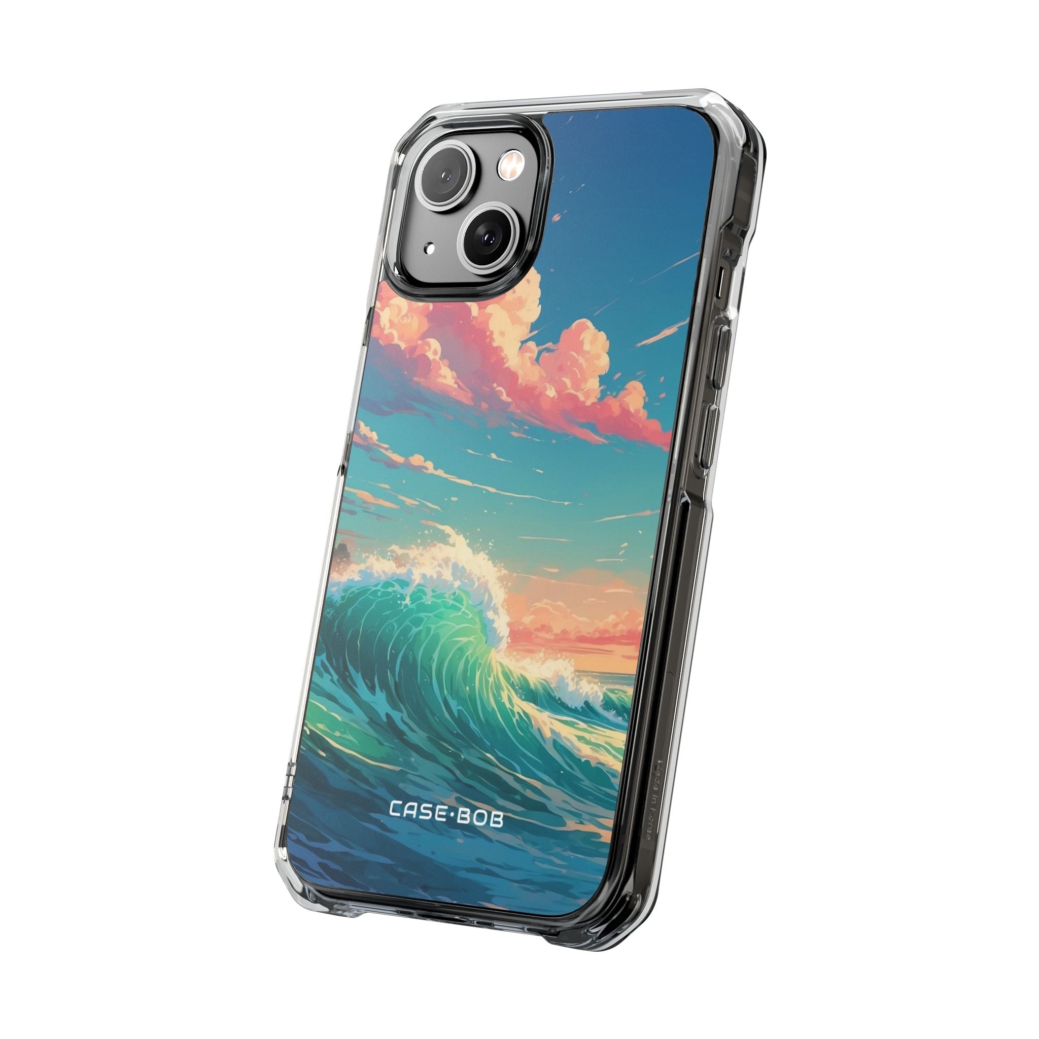 Turquoise Curl iPhone 14 Case - Impact