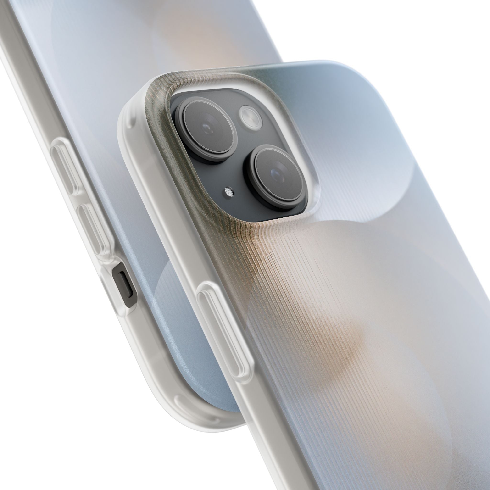 White Lite Phone Case for iPhone - Frosted Ribbed Sphere