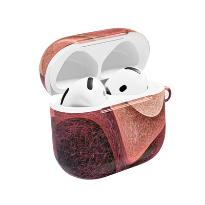 Rose Contour Waves · Hard Case for AirPods & AirPods Pro · Pink
