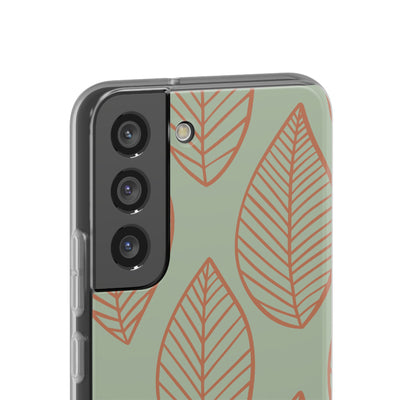 Sage Earth Leaves · Soft Phone Case for Samsung