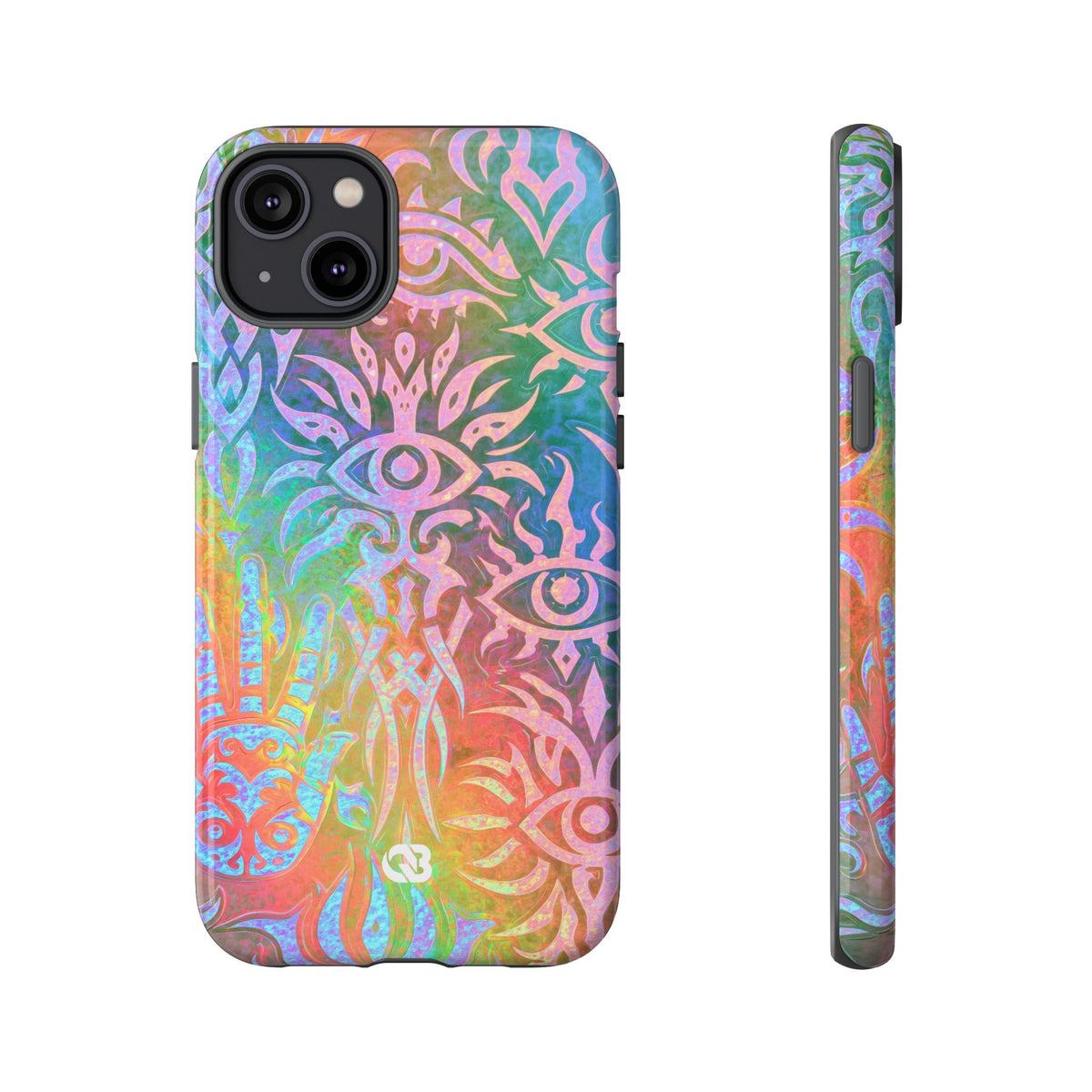 Chromatic Mystic Sigil · Tough Phone Case for iPhone · Blue