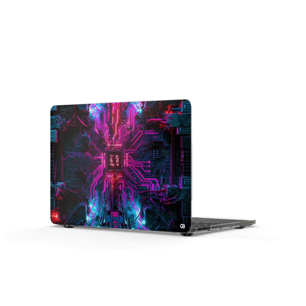 Neural Circuit Core · Clear Hard Case for MacBook · Black