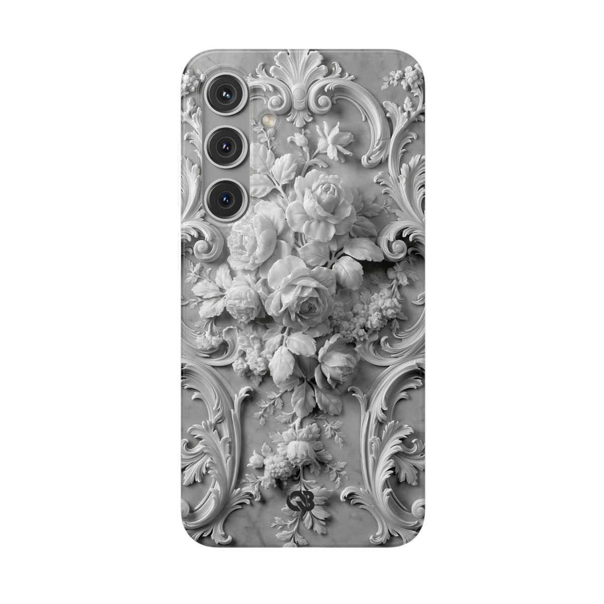 Rococo Marble Rose · Lite Phone Case for Samsung · White