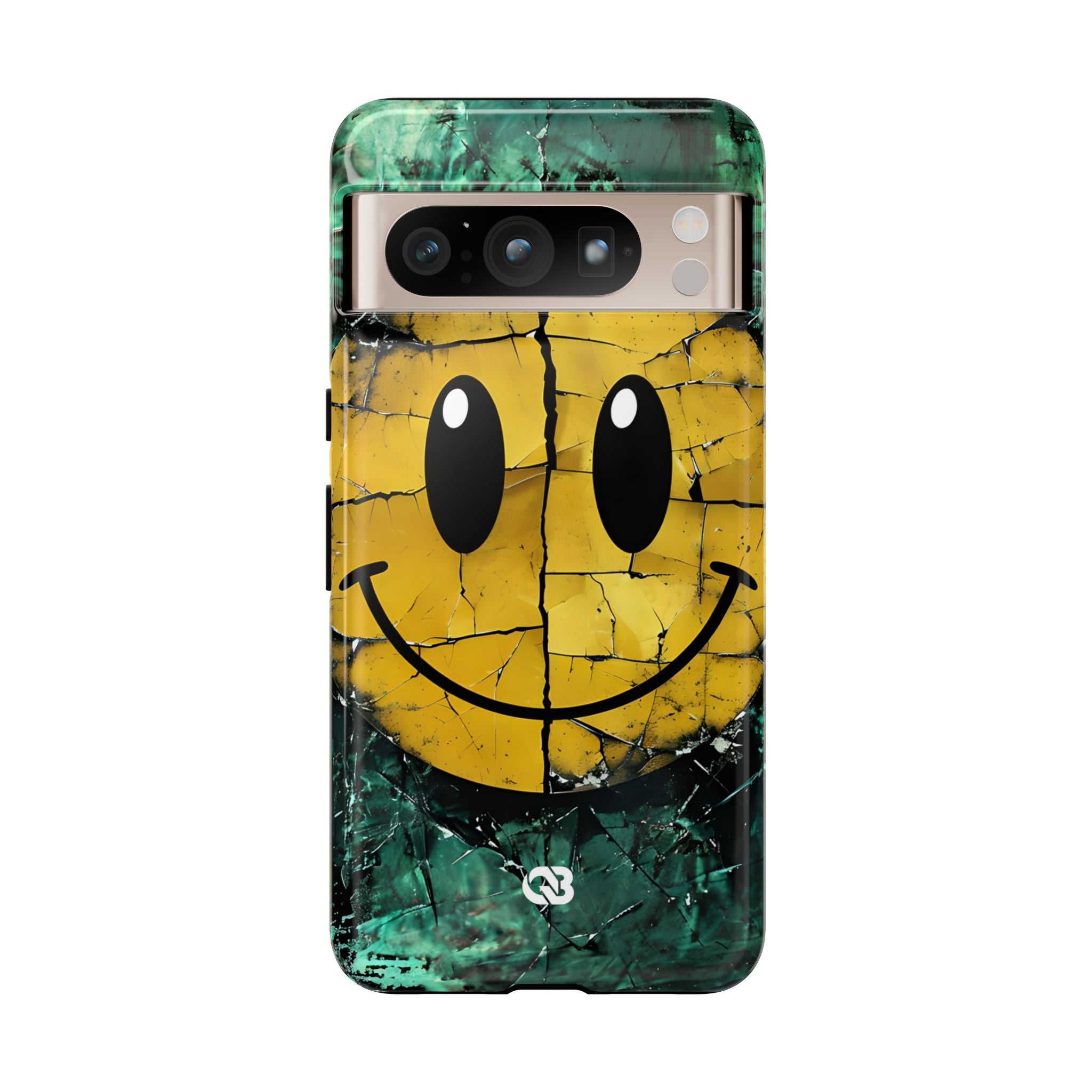 Fractured Yellow Grin · Tough Handyhülle für Google Pixel