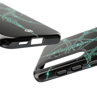 Teal Cyber Sigil · Tough Phone Case for Samsung · Teal