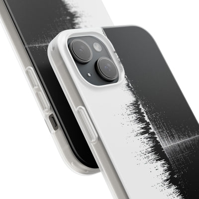 Black Lite Phone Case for iPhone - Static Signal Split