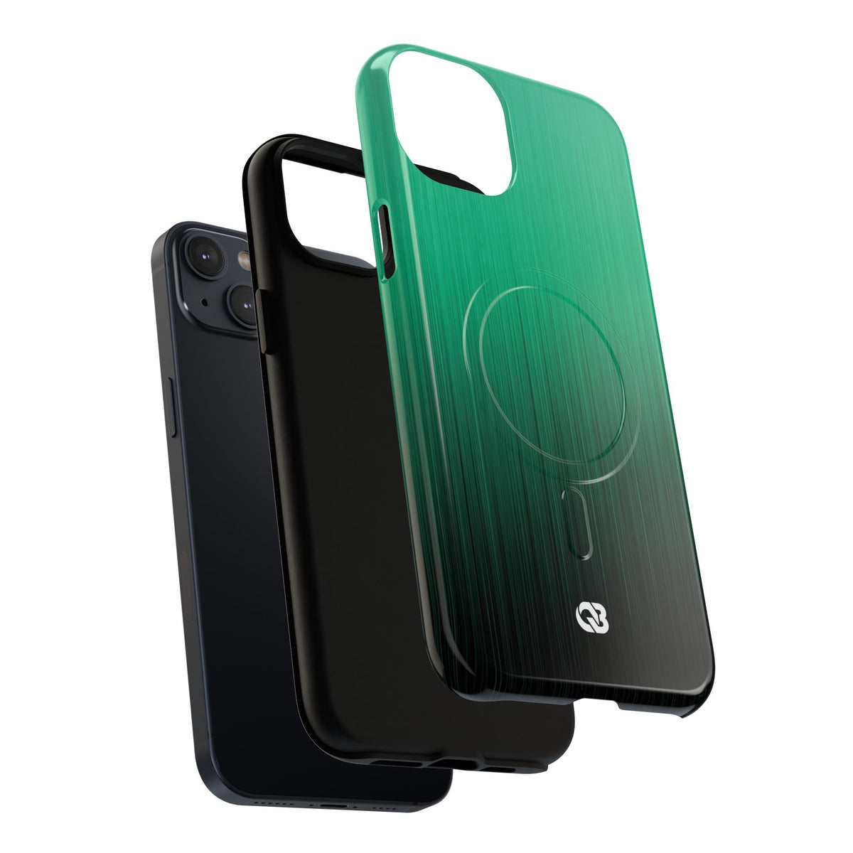 Emerald Cascade · Tough 2.0 Magnetic Phone Case for iPhone · Green