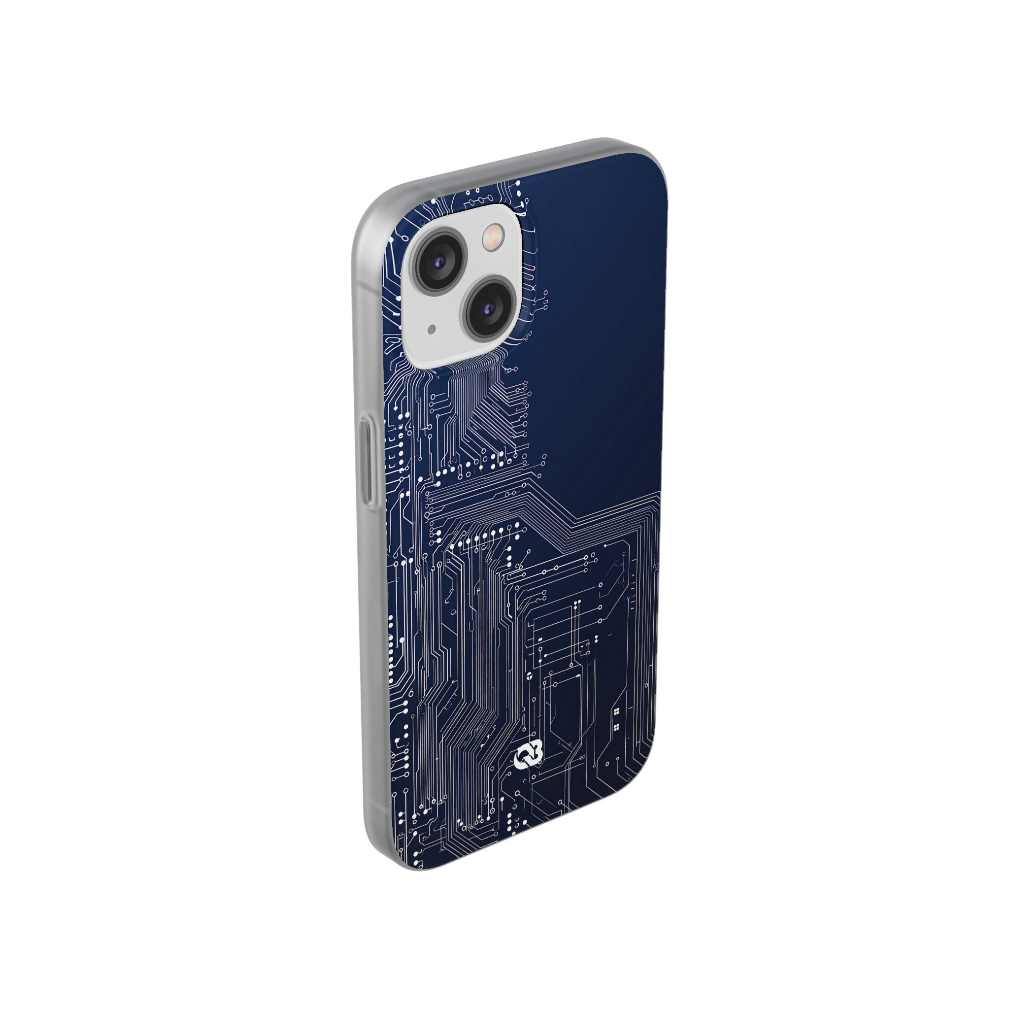 Blue Lite Phone Case for iPhone - Cobalt Data Stream