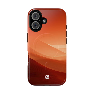 Terracotta Dune Ridges · Tough 2.0 Magnetic Phone Case for iPhone · Orange