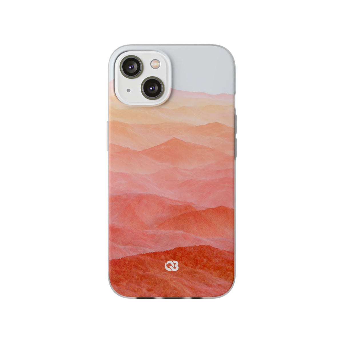 Alpenglow Ridge Vista · Lite Phone Case for iPhone ·  Orange