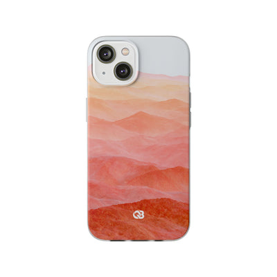 Alpenglow Ridge Vista · Lite Phone Case for iPhone ·  Orange