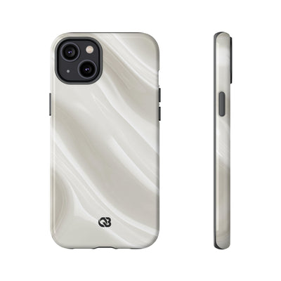 Liquid Enamel Fold · Tough Phone Case for iPhone · White
