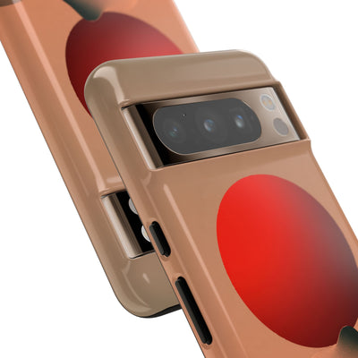 Crimson Sol Ridge · Tough Phone Case for Pixel ·  Red