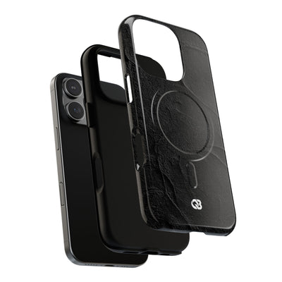 Obsidian Stucco Relief · Tough 2.0 Magnetic Phone Case for iPhone · Black
