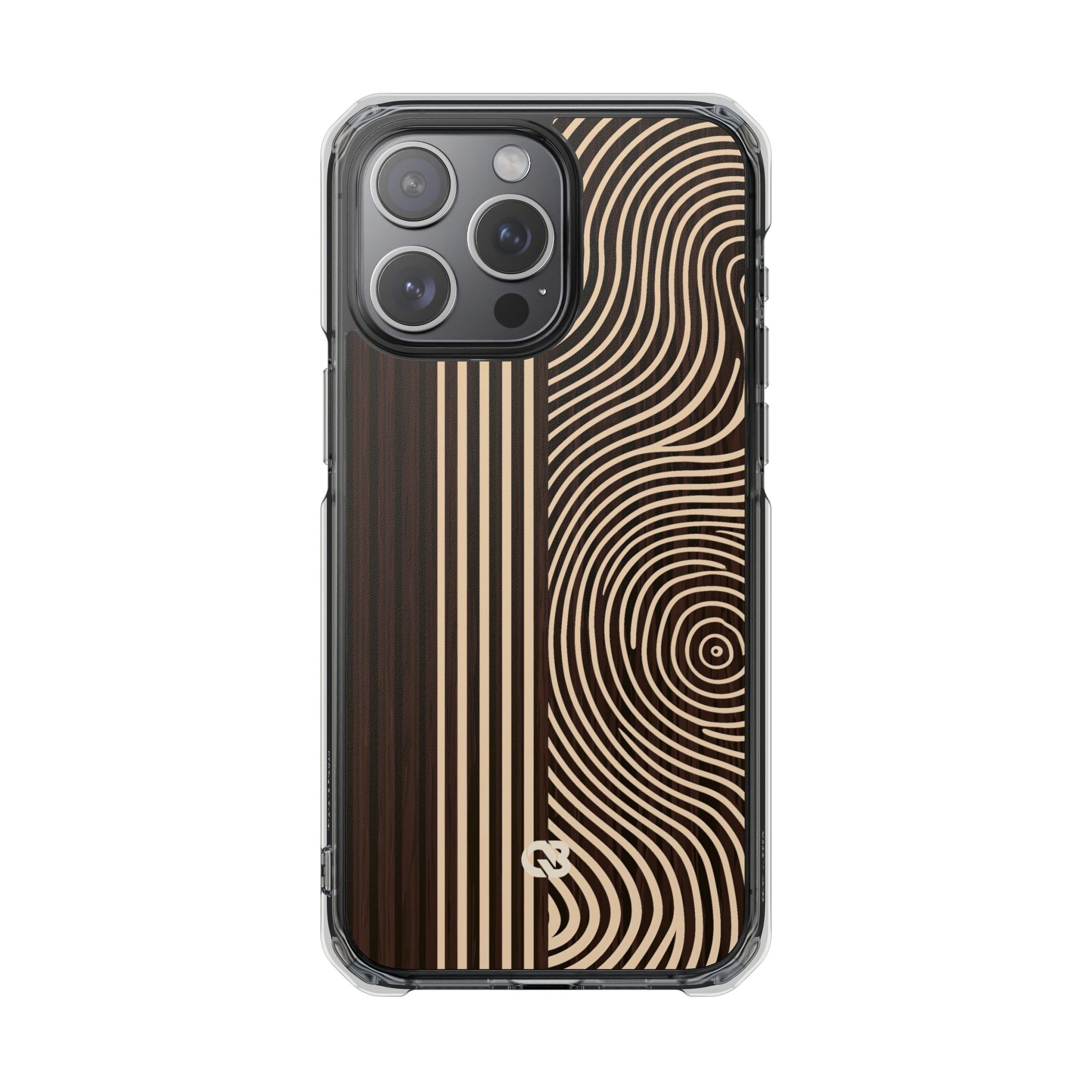 Brown Impact MagSafe Phone Case for iPhone - Espresso Sand Ridge