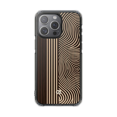 Brown Impact MagSafe Phone Case for iPhone - Espresso Sand Ridge