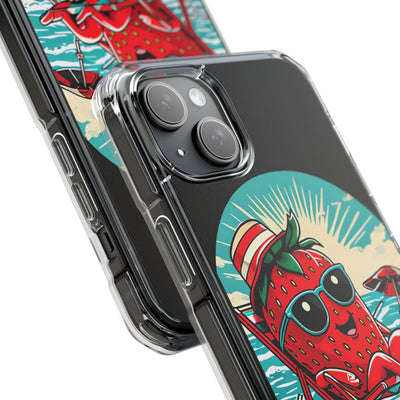 Ρετρό Παραλιακό Μούρο · Impact Θήκη για iPhone · Magsafe